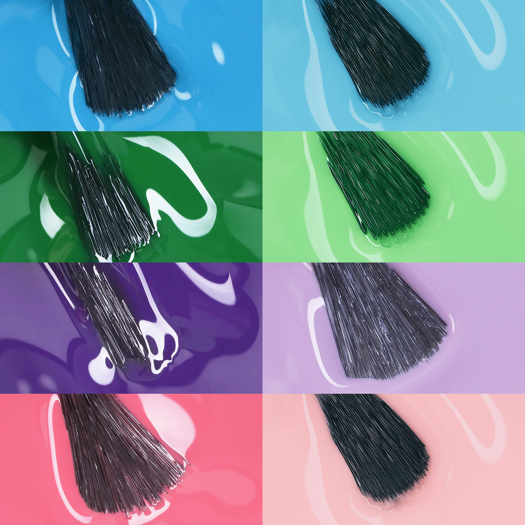 Alle zomerkleuren • 8-kleuren bundelaanbieding • 21FREE • The Gel Collection™