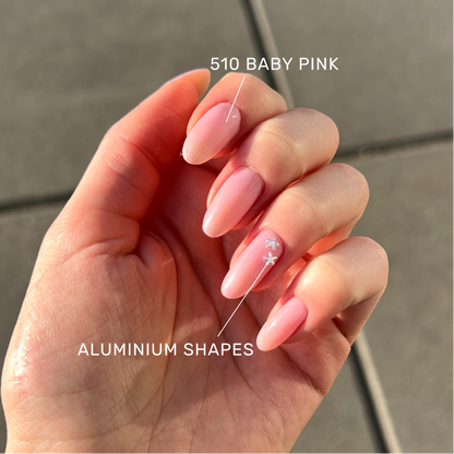 Aluminum shapes • Silver • The Gel Collection™