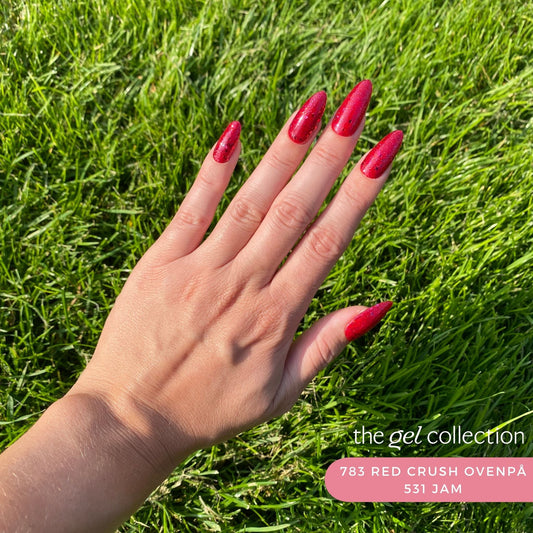 Gel Polish • 783 Red Crush (semi-transparent) • 21FREE • The Gel Collection™