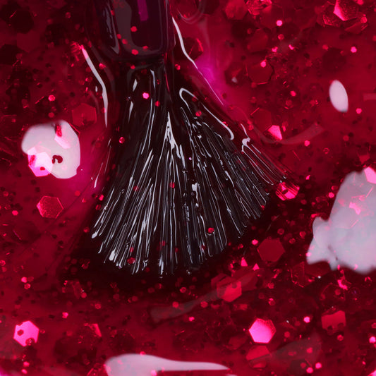 Gel Polish • 781 Fire Sparkle (semi-transparent) • 21FREE • The Gel Collection™