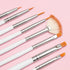 Brush set 8 pcs • The Gel Collection
