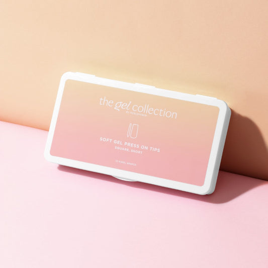 Soft Gel Press On Tipper • Square Short (600 pcs) • The Gel Collection