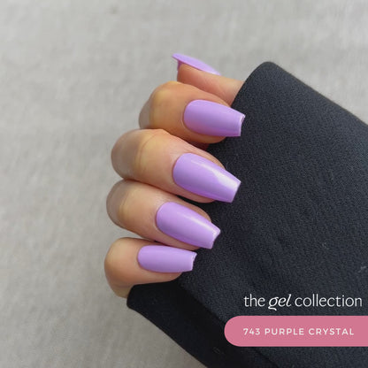 Gel Polish • 743 Purple Crystal (transparent) • 21FREE • The Gel Collection™